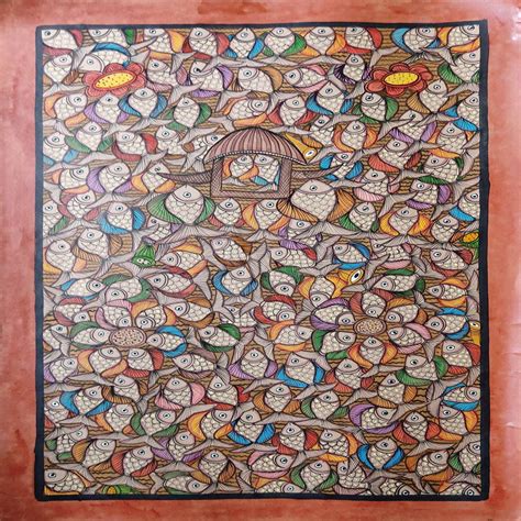 Shop – Classic School of Fishes Bengal Patachitra Art - GI Heritage– Gi ...