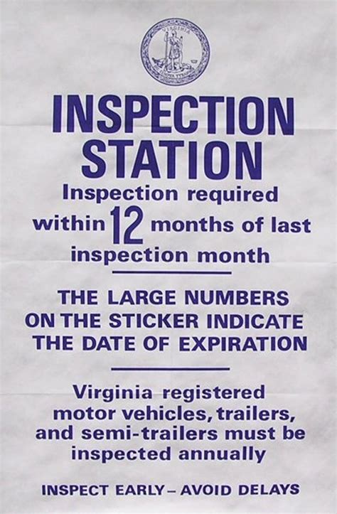 Virginia State Inspection