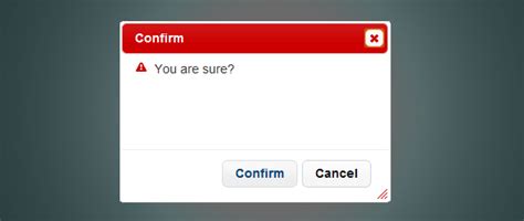 Image result for JavaScript UI Confirm Dialog Example
