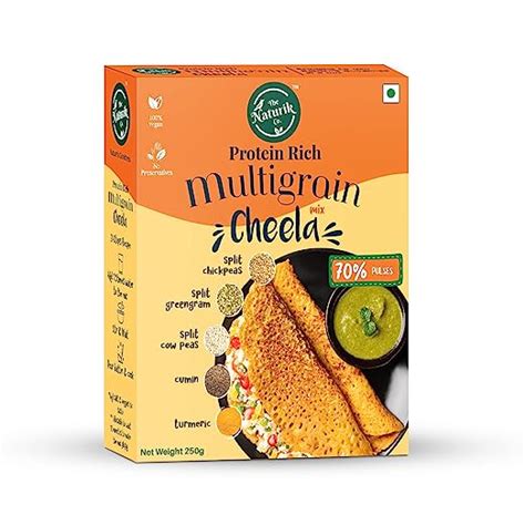 The Naturik Co Multigrain Cheela Mix - 250 G| Ready to Cook Chilla/Dosa ...