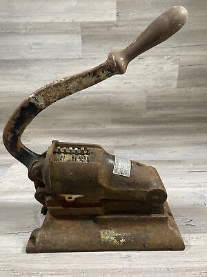 Image result for Antique Check Embossing Machine