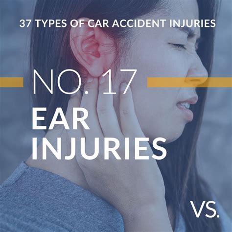 Ear injuries can occur due to the loud noise of a car crash or from airbag deployment. These ...