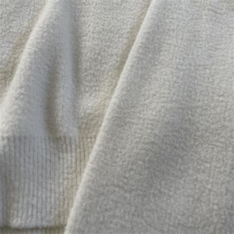 Bershka - XL - cropped white fuzzy sweater - Depop