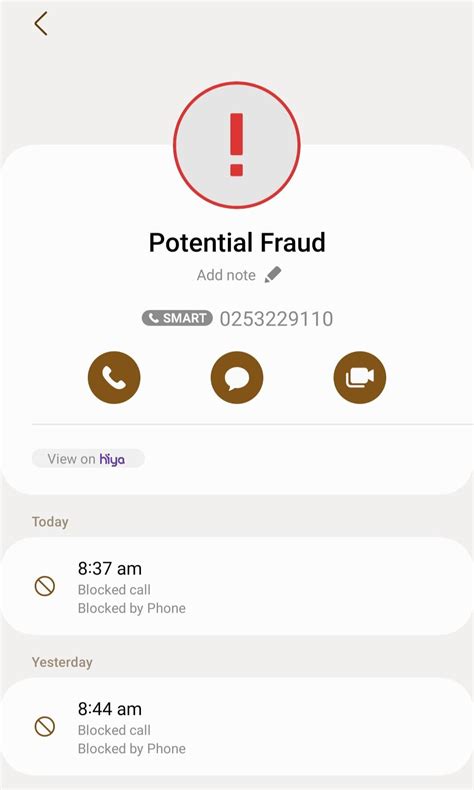 My phone has tagged 0253229110 as "Potential Fraud" : r/PHCreditCards