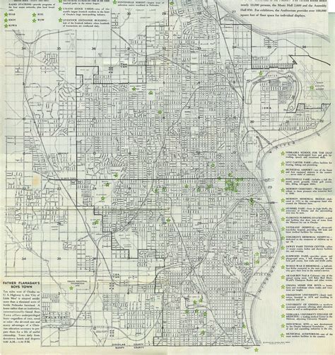 Omaha Street Map 1950