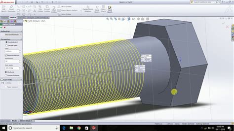 SolidWorks Adding Threads 的图像结果