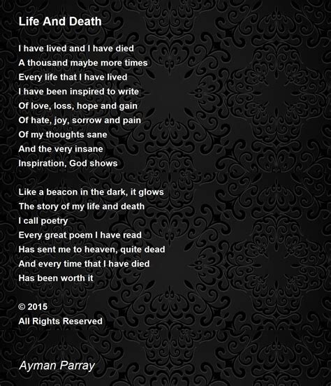 Inspirational Death Poems