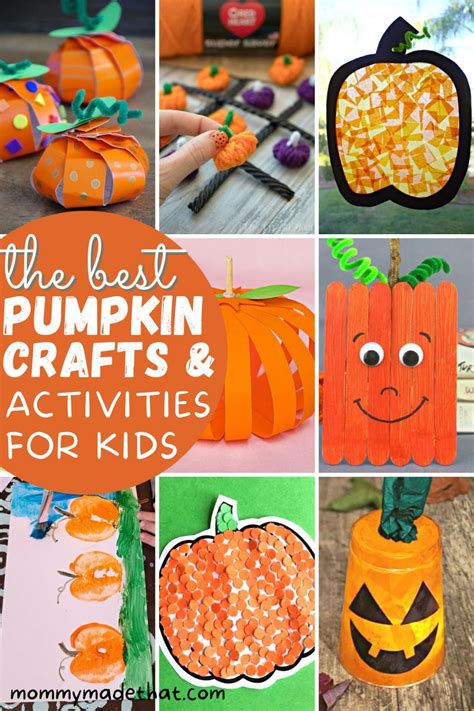 Easy Pumpkin Crafts 的图像结果