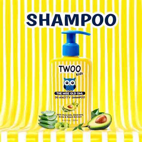 De-Knotty Shampoo for Kids – TWOO The Wise Old Owl