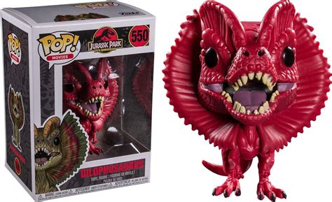 Funko Pop Movies: Jurassic Park - Red Dilophosaurus | Ubuy India