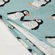 BLÅVINGAD duvet cover and pillowcase, penguin pattern/light turquoise ...