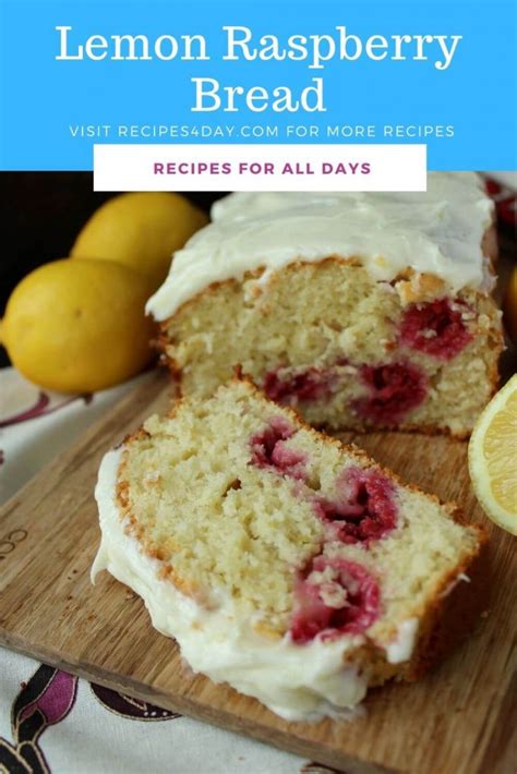 Image result for Lemon Raspberry Quick Bread Recipe
