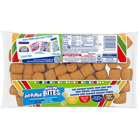Jet-Puffed Mallow Bites Toasted Coconut Marshmallows 8 oz | Shipt