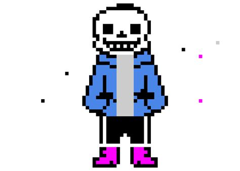 Tall sans pixel art