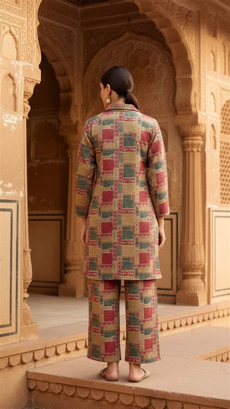 Elegant Pashmina Woolen Co-ord Set for Indian Women - Winter Wear ...
