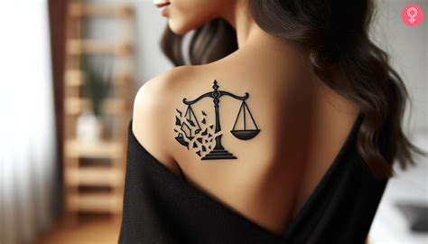 8 Iconic Scales Of Justice Tattoo Designs For Legal Minds