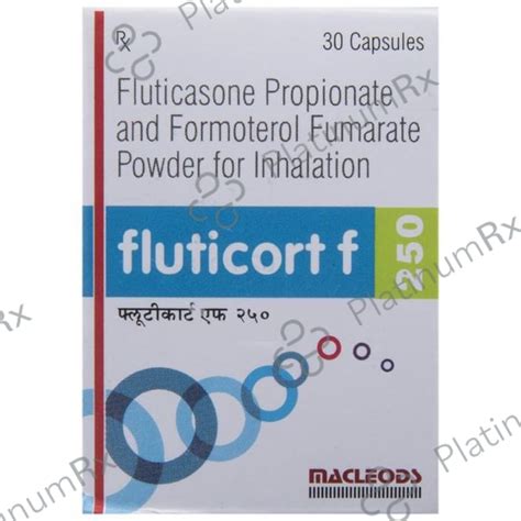 Fluticort F 250/6mcg Capsule 30s - Save 63% on Substitute Medicine