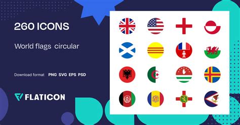 Circular Flags of the World 的图像结果