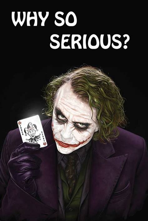 EuerkaDesigns why so serious joker Poster Fine Art Print - Movies ...