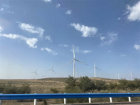 宁夏 风车 风力发电机 风电 风能 清洁能源 碳中和 碳达峰-罐头图库