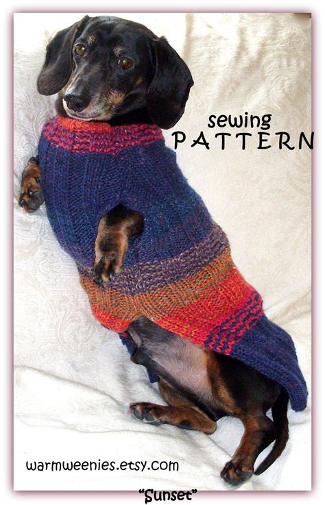 DIY Sewing Pattern for dachshunds from warmweenies.etsy.com | Dachshund ...