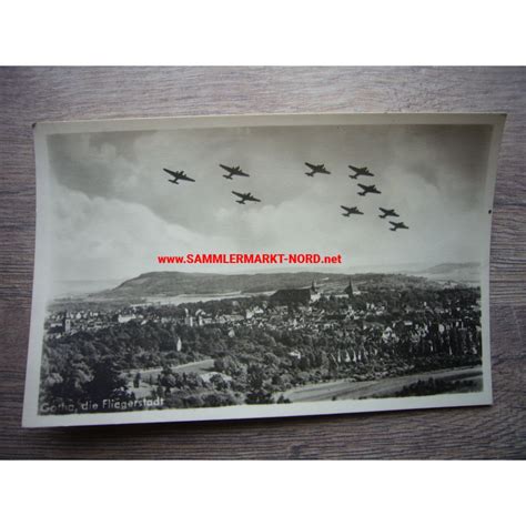 Gotha (Thüringen) - Die Fliegerstadt - Postkarte, Sammlermarkt-Nord ...
