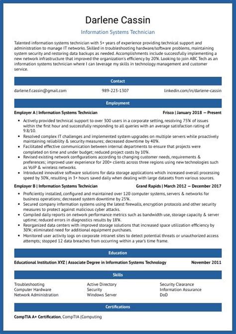 Image result for Computer Information Systems Resume Examples