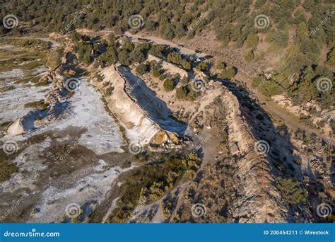BRIDGEPORT, CALIFORNIA, UNITED STATES - Sep 12, 2020: Aerial View of ...