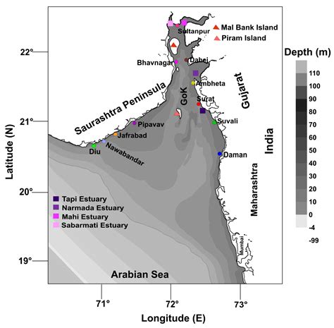 Gulf Of Cambay Map