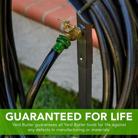 Garden Hose Stand with Spigot - Free Standing - Yard Butler