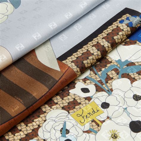 Women's Designer Silk Scarves | FENDI US