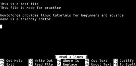 Image result for File Editing Nano Linux
