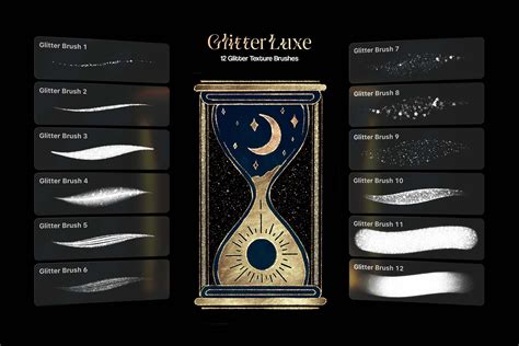 Glitter Texture Photoshop Brushes