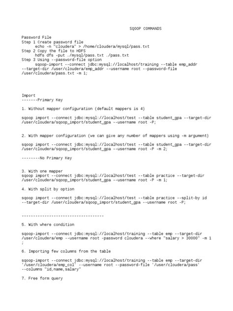 Image result for Sqoop Tutorial PDF
