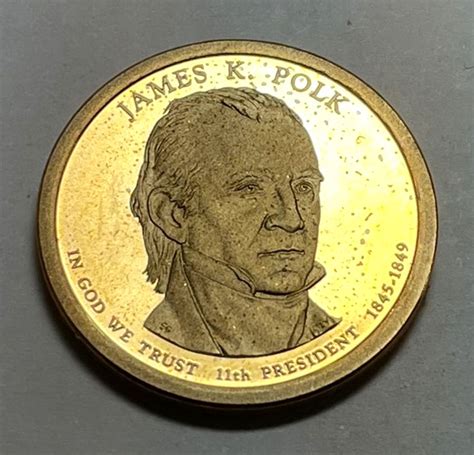 2009 S Presidential Dollars : James K. Polk Golden Dollar 4754 - For ...