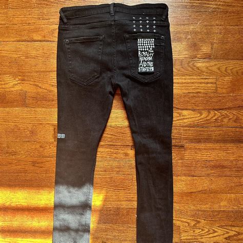 Ksubi Men's Black and White Jeans | Depop