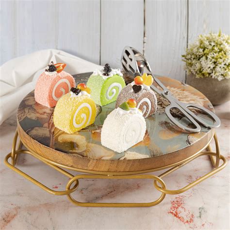 Wooden Cake Stand | Serve Cupcakes, Desserts & Nibbles – Metalsmith