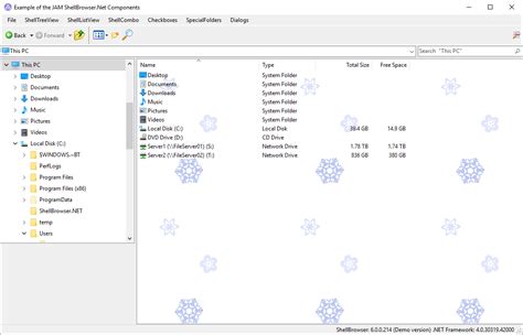 ShellBrowser .NET Sample Projects | JAM Software