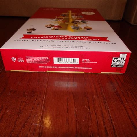 NEW 2022 Hallmark Harry Potter Countdown Calendar 12 Mini Ornaments ...