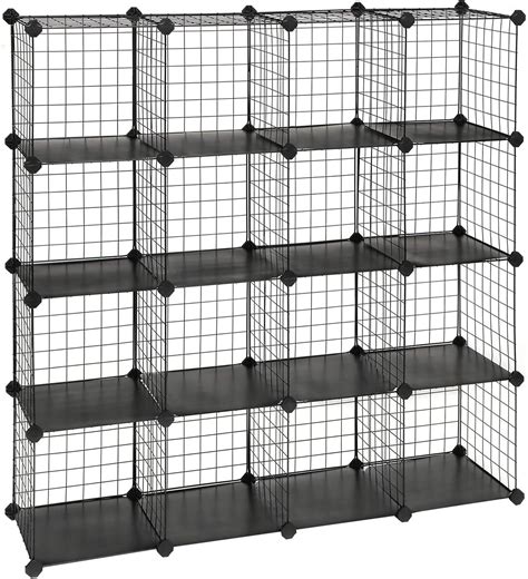 SONGMICS 16-Cube Metal Wire Storage Organizer - India | Ubuy