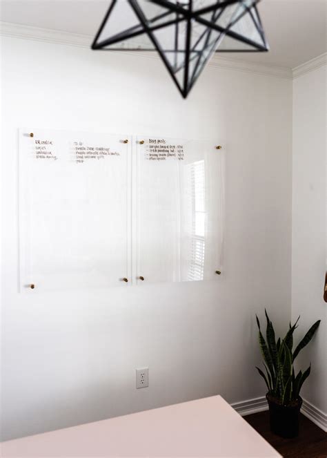 Acrylic Dry Erase Board DIY - Jordan Jean