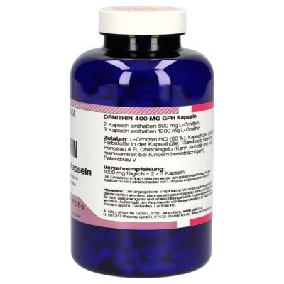 Ornithine 400 mg GPH Capsules [3882986]-Gall-Pharma GmbH-Online-Shop