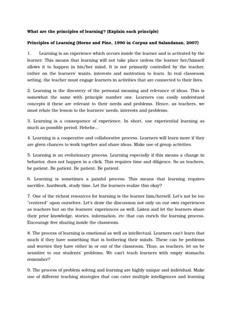 Principles of Learning 的图像结果