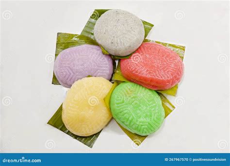Assortment of Steamed Red Tortoise Cakes or Ang Ku Kueh, a Traditional ...