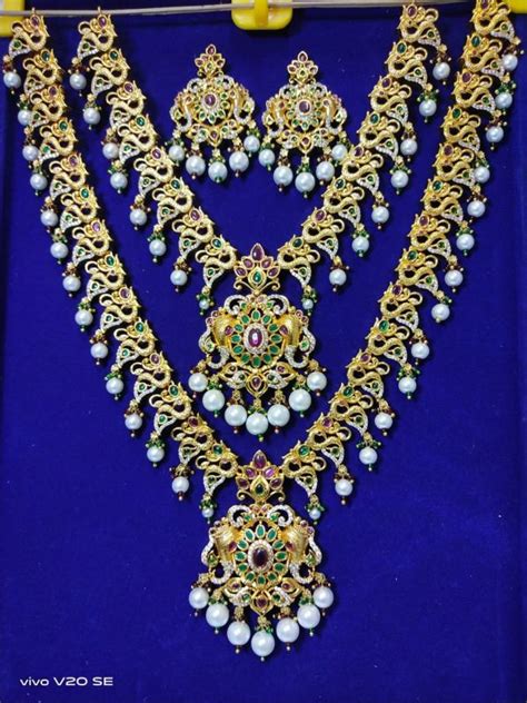 Ghoomor Fashion Howrah - Gold Plated Traditional South Indian Necklace ...