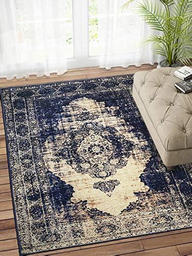 Status Contract 4 x 6 Feet Multi Printed Vintage Persian Carpet Rug ...