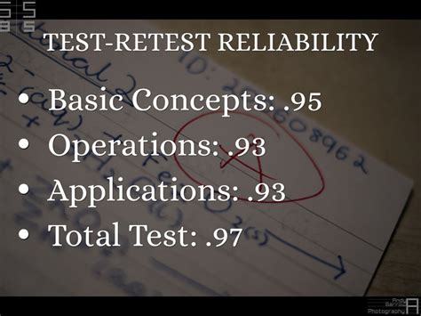 Key Math Test 的图像结果