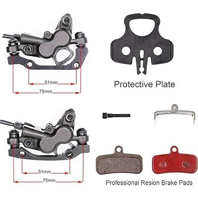 Buy Beazr Hydraulic Disc Brakes Set Aluminum Alloy Hydraulic Brakes for ...