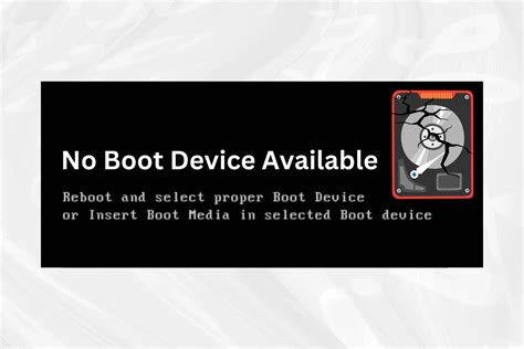 No Boot Device Error 的图像结果