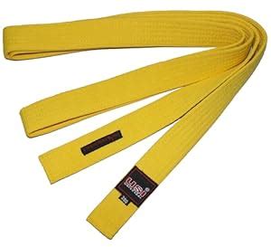 USI UNIVERSAL THE UNBEATABLE Karate Belt, 417BC (240cm, Yellow ...